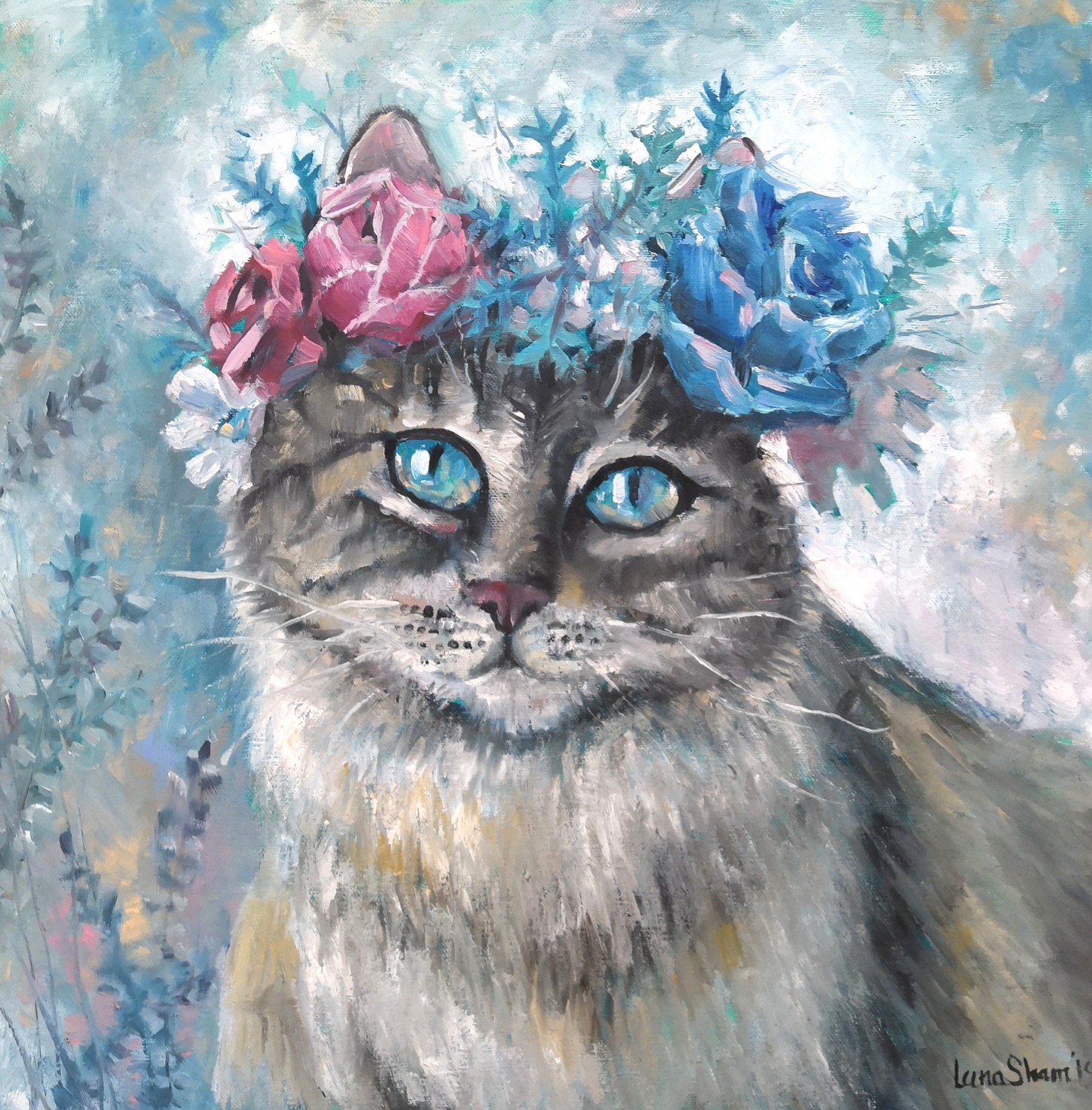 картина маслом Мартовский кот