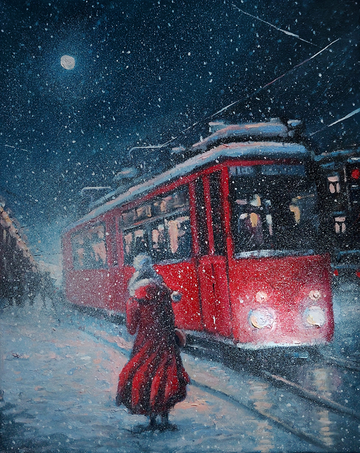 Заметает, 50х40